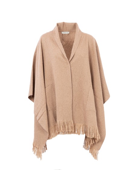 Shop FABIANA FILIPPI  Cappa: Fabiana Filippi cappa in lana.
Tessuto di lana e arricchito dal dettaglio sfrangiato.
Tasche.
Dimensioni: 130 x 140 cm.
Tessuto: 66% Lana Vergine 17% Seta 12% Cashmere 4% Alpaca 1% Poliestere.
Fabbricato in Italia.. SAD213A724H910-VR1